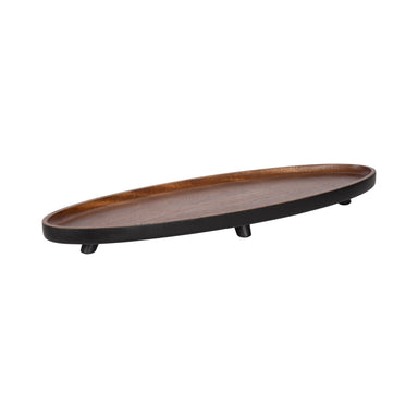 Serving Tray Black Walnut Brown 23x7x2 1