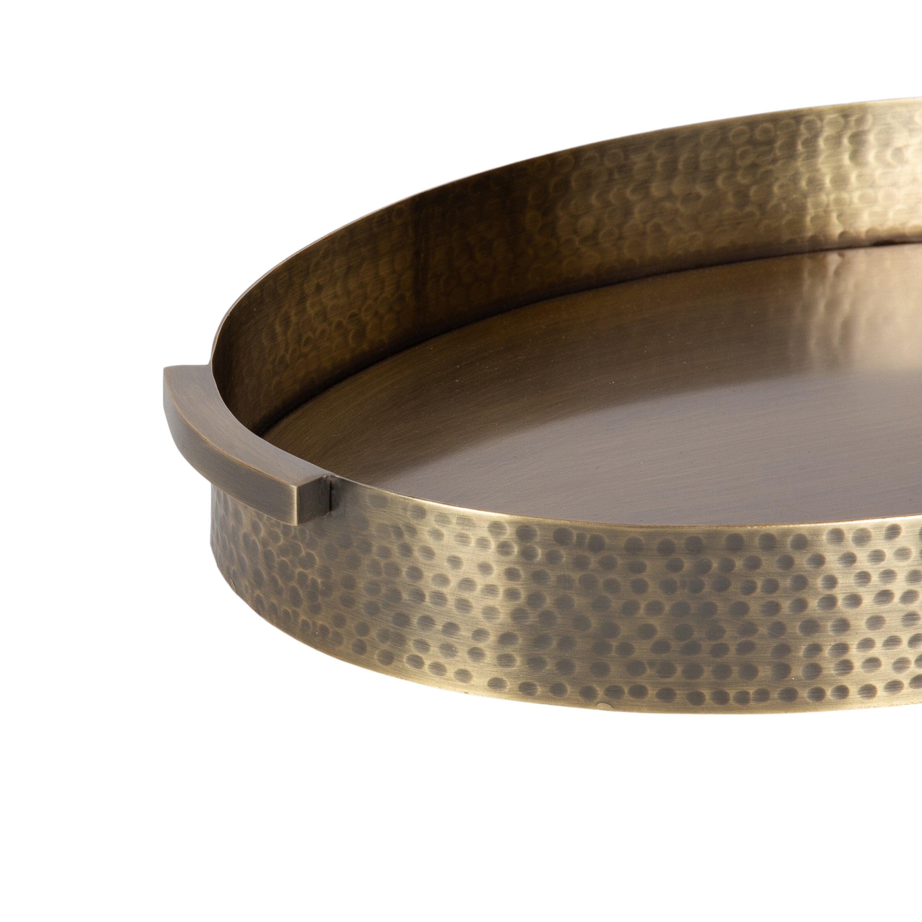 Samana Oval Metal Tray