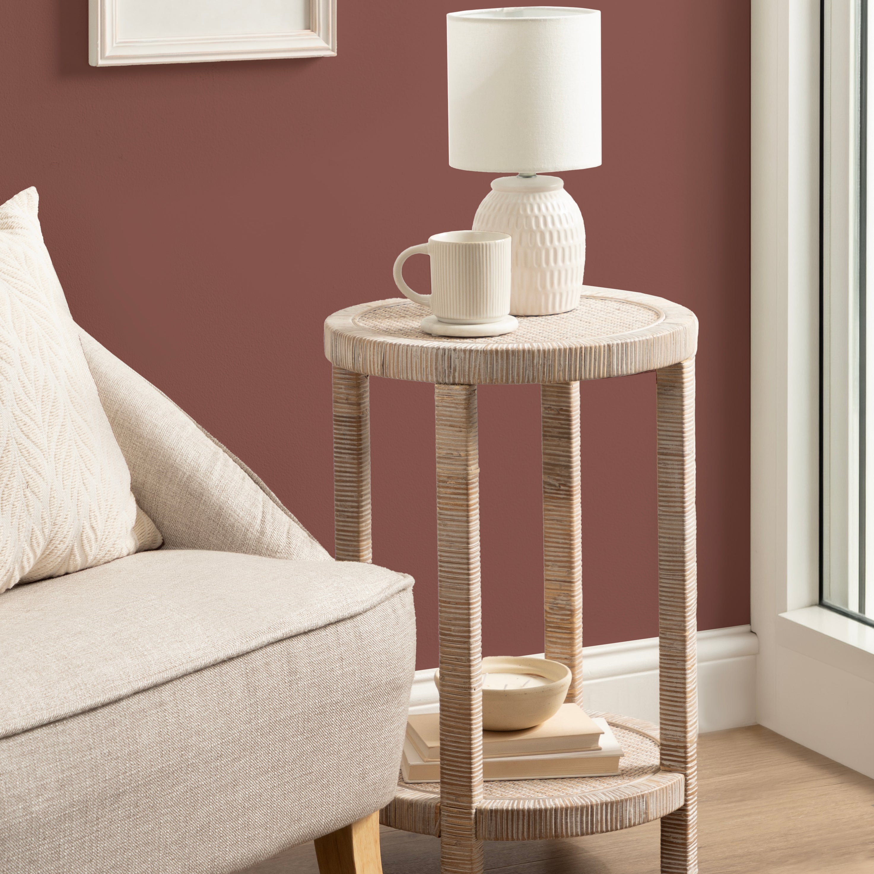Side Table 16x16x24 White 6
