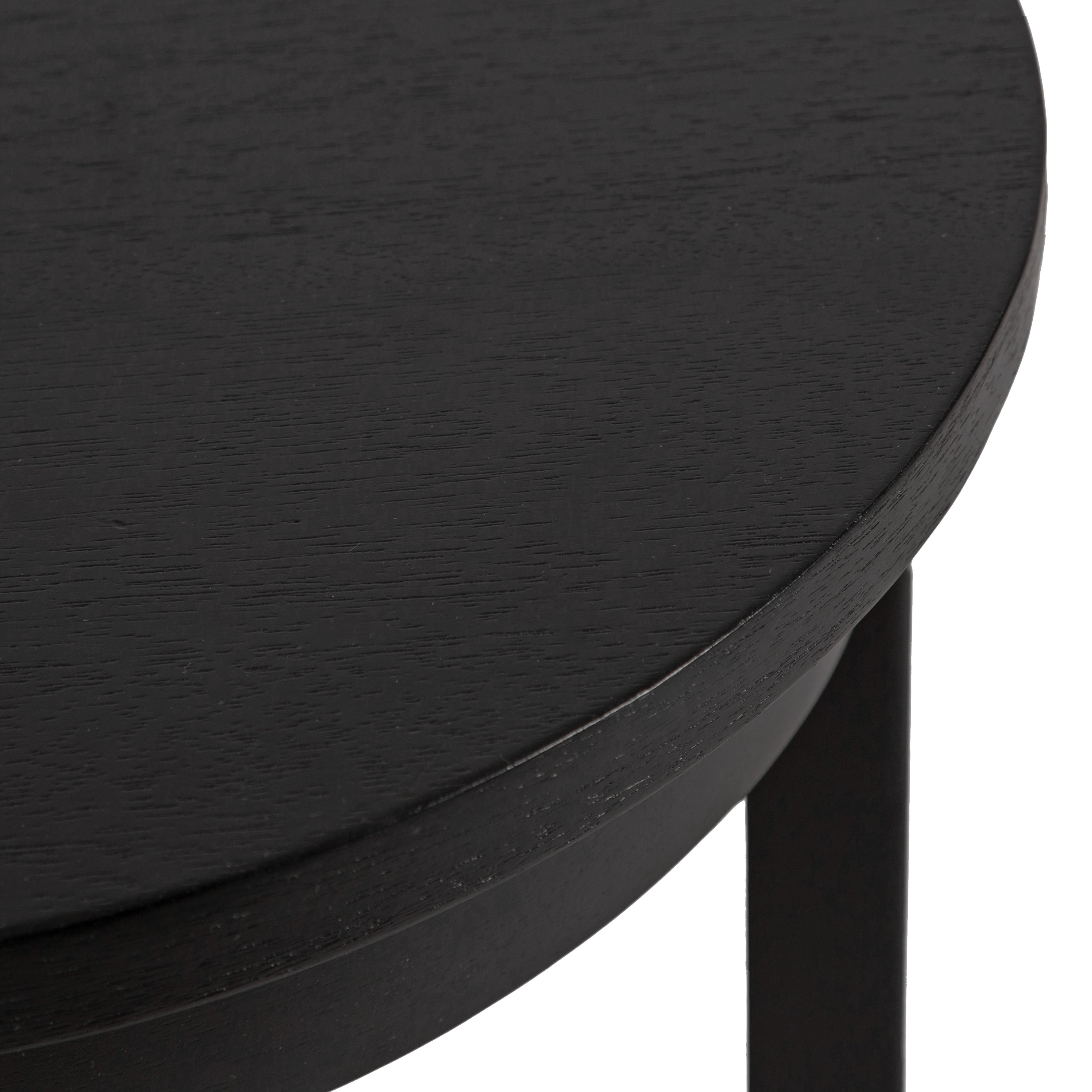Side Table Black 12x12x30 6