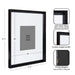 Wall Frame Black 16x20 matted to 8x10 2