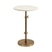 Drink Table White Gold 14x14x30 1
