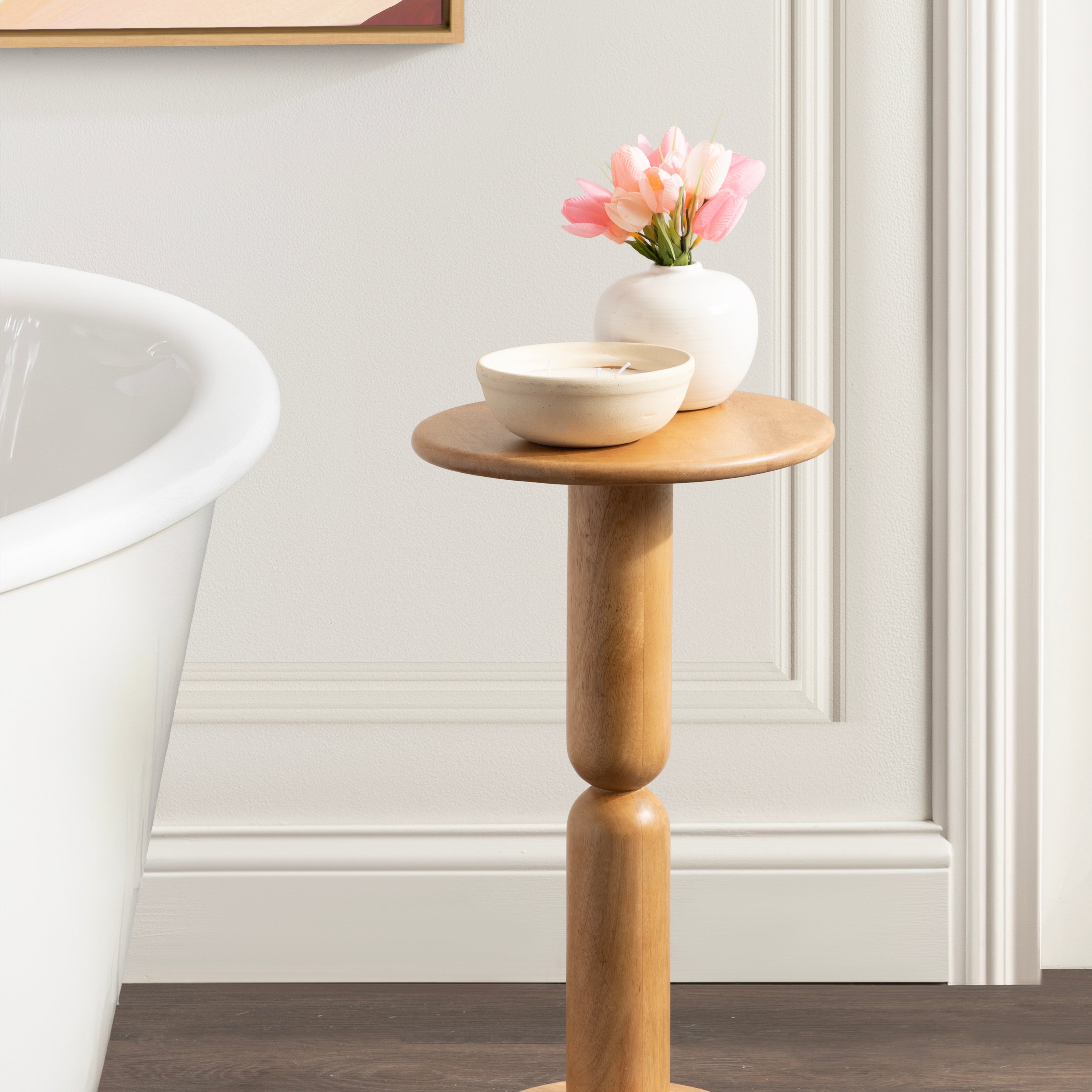 Side Table 12x12x22 Natural 7
