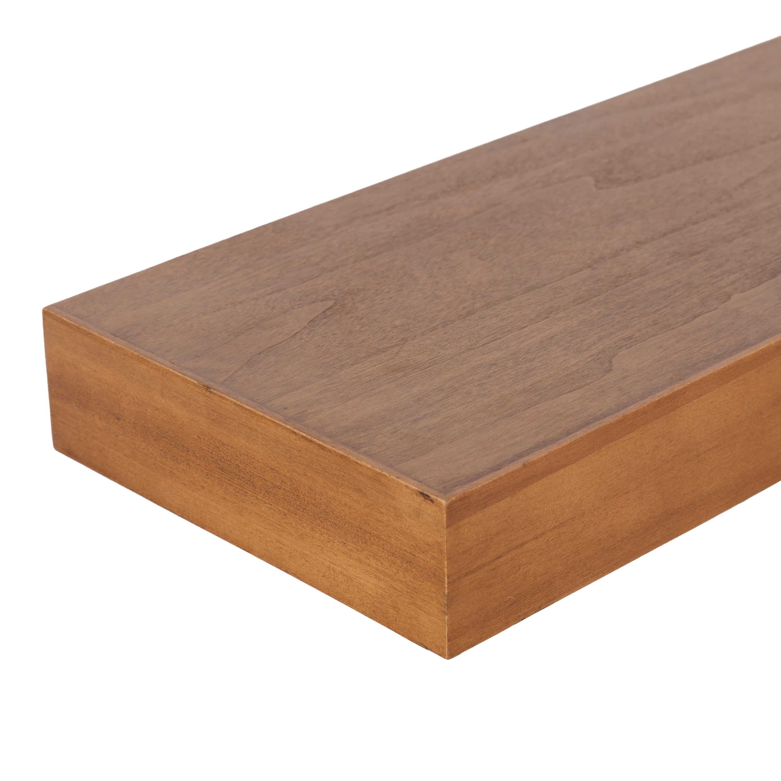 Floating Shelf 2 piece Rustic Brown 3