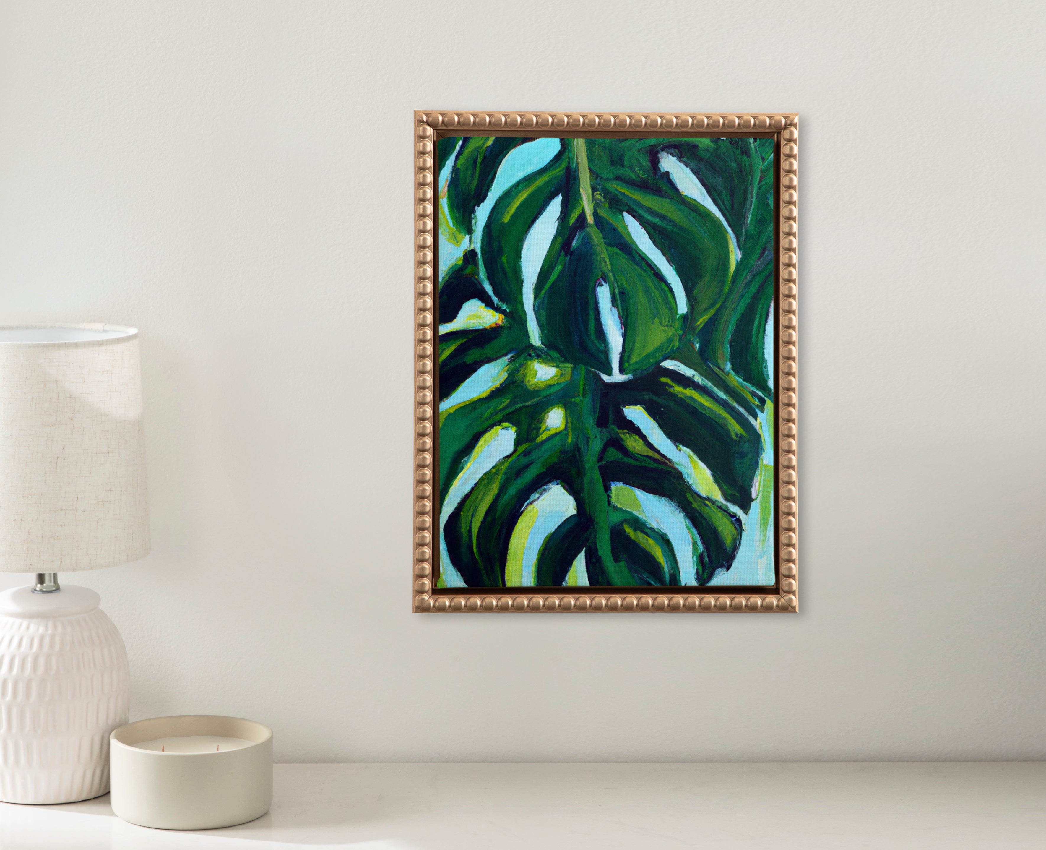 Sylvie Blank Framed Canvas 10x13