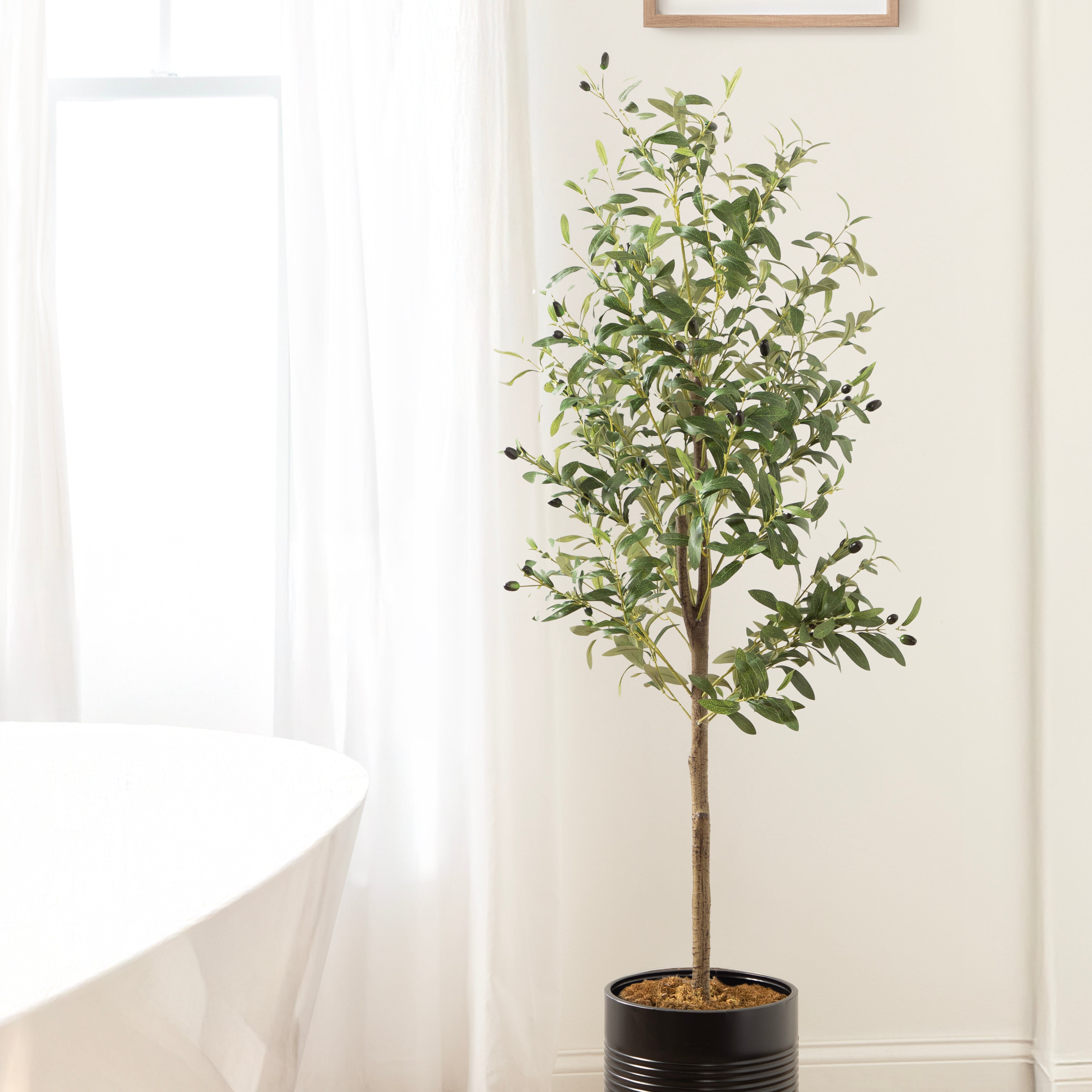 Faux Tree 5.5' Black Rustic Brown 7