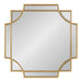 Scallop Mirror 24x24 Gold 2