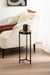 Drink Table Orange Black 9x9x23 6