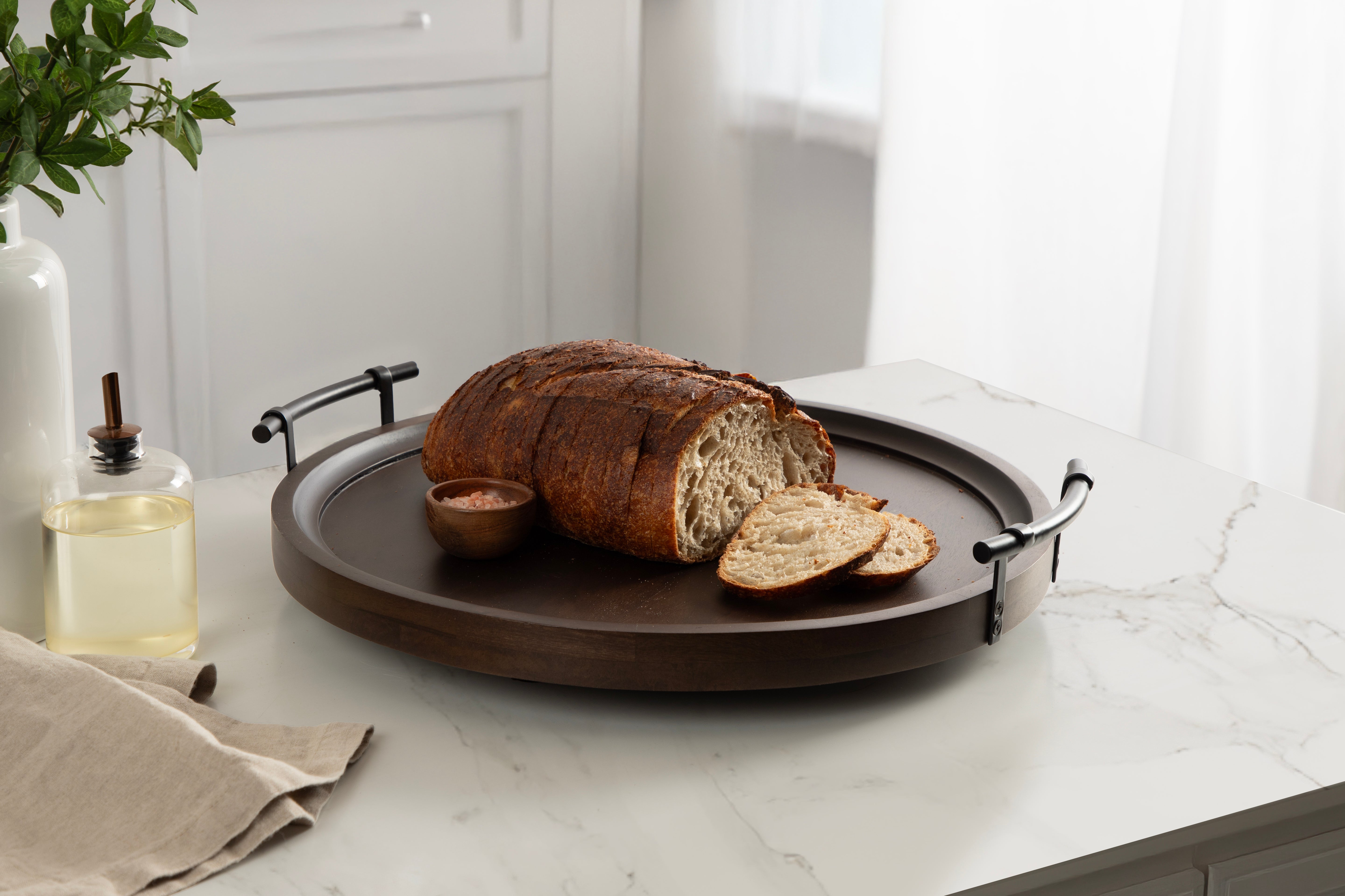 Lazy Susan 20x20 Dark Brown 7