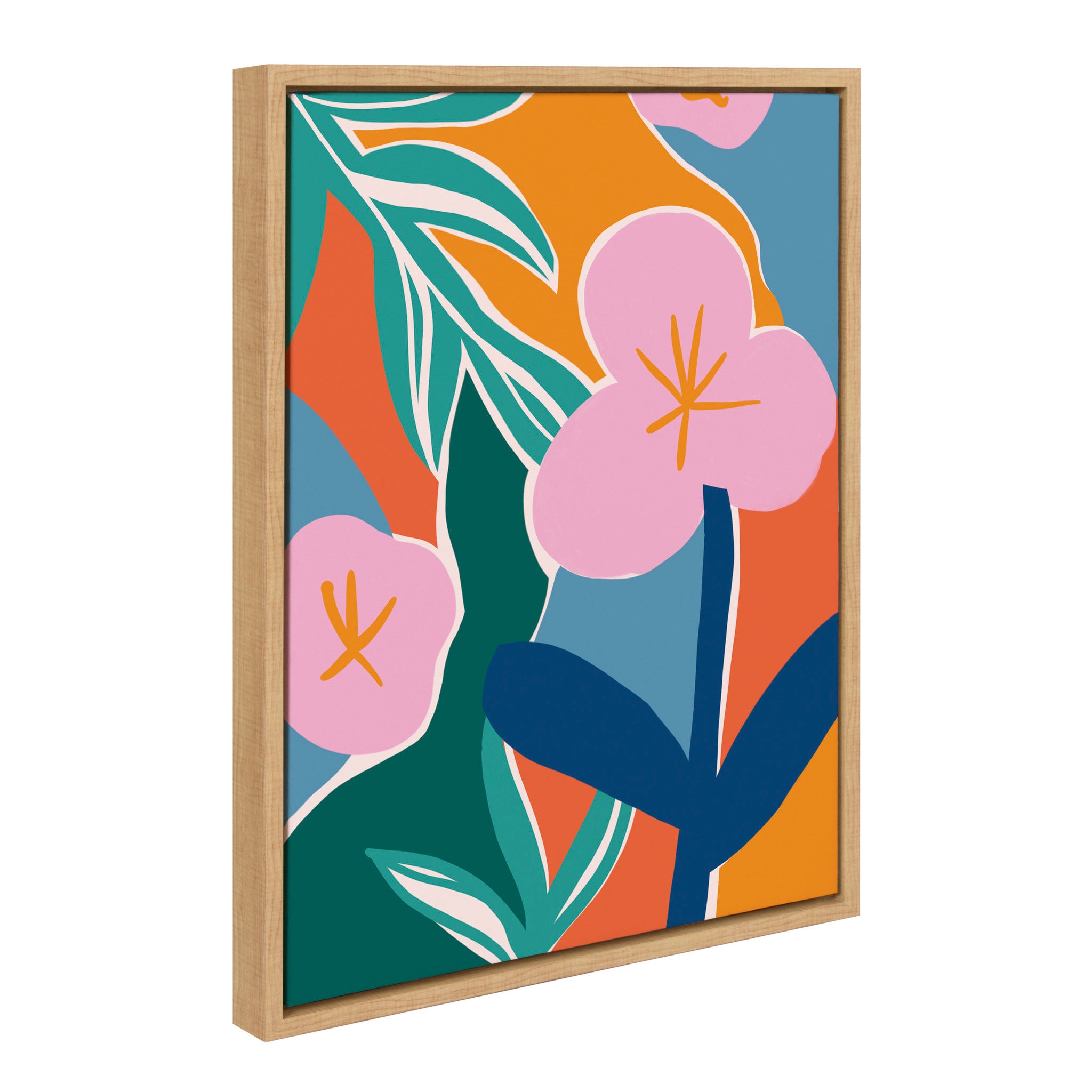 Sylvie Oaxaca Garden Framed Canvas by Kate Aurelia Holloway