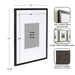 Wall Frame Black 16x20 matted to 8x10 2