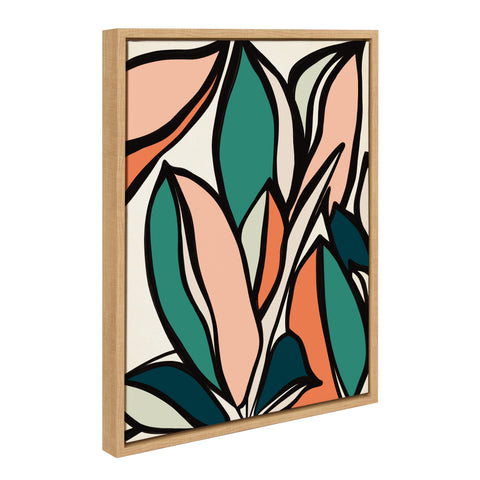Sylvie Fanciful Ficus 2 Framed Canvas by Alicia Bock