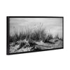 Sylvie Beaded Point Reyes No 4 Black and White Framed Canvas by Crystal Lynn Collins