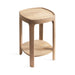 Side Table Natural Beige 16x16x24 1