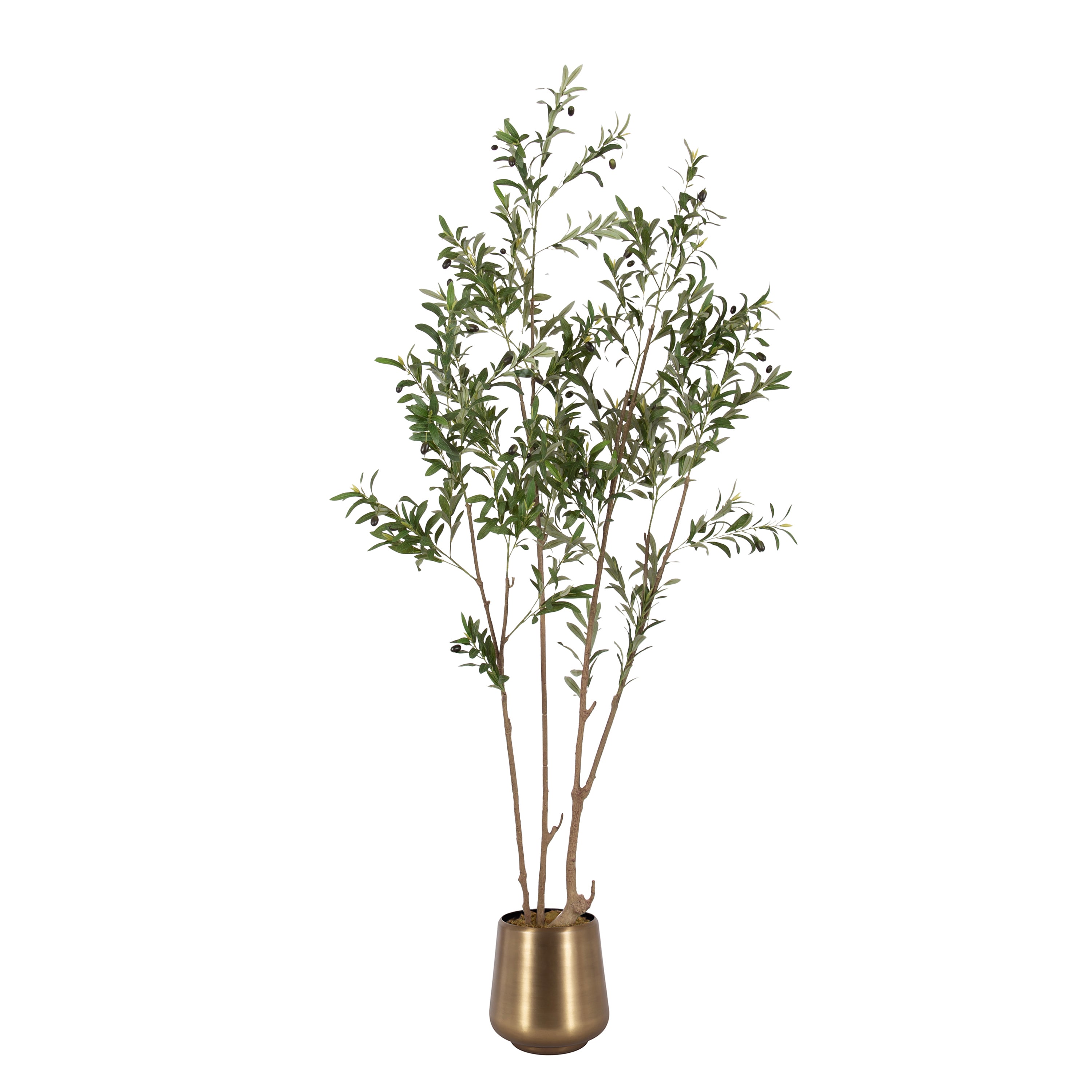 Faux Tree 7' Gold 1