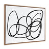 Sylvie Beaded NC Ring of Light Framed Canvas by Nikki Chu