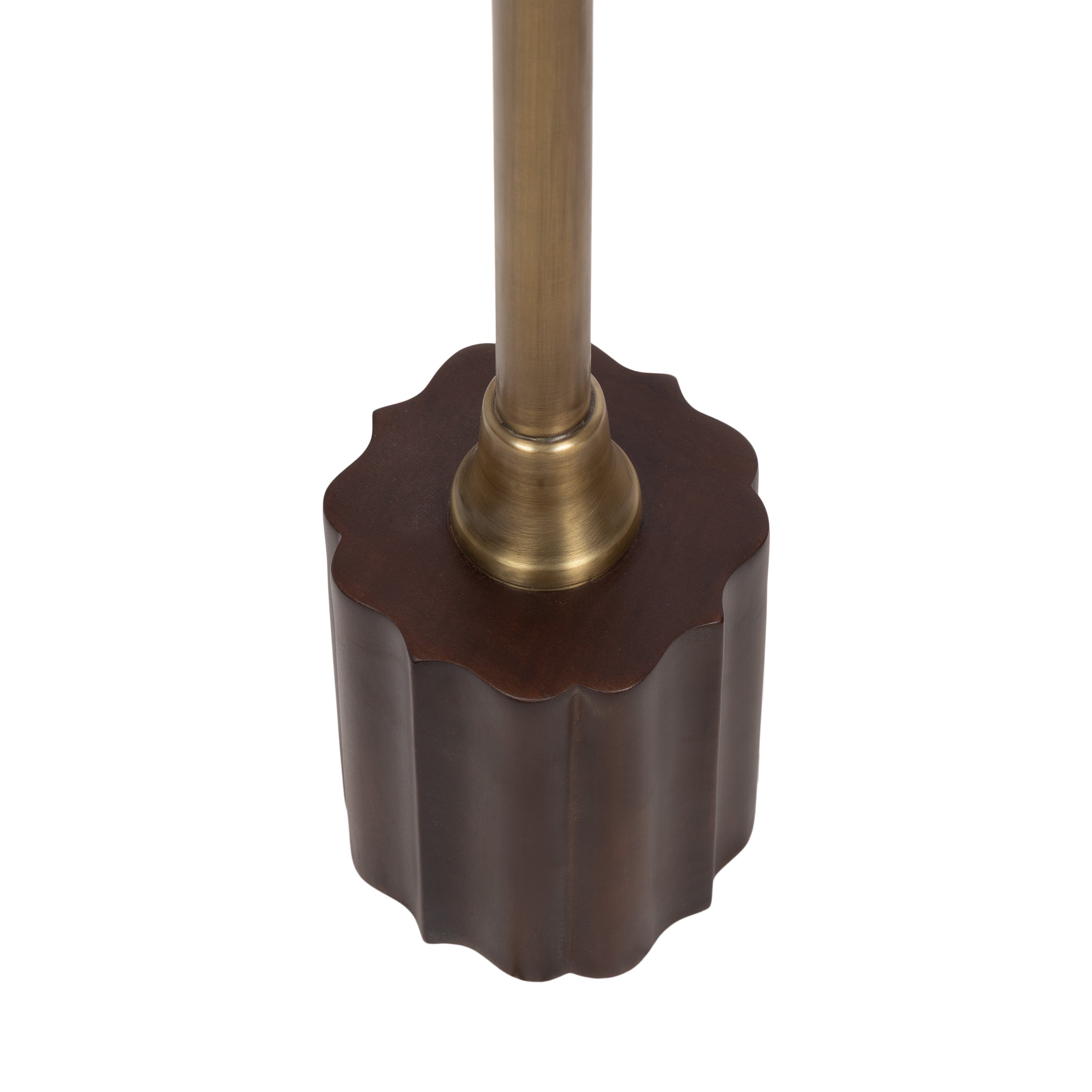 Drink Table Dark Brown Gold 10x10x22 5