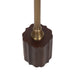 Drink Table Dark Brown Gold 10x10x22 5