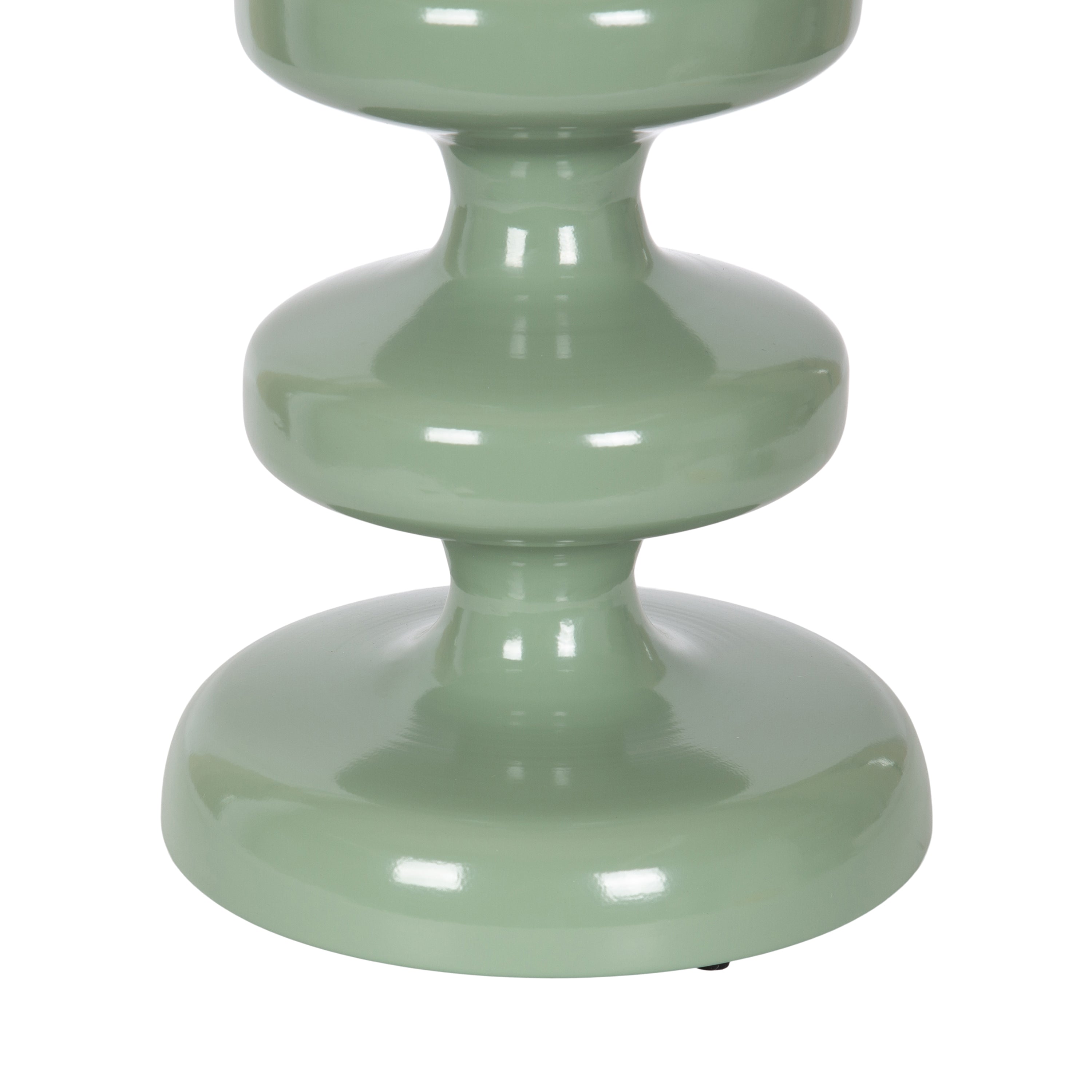 Side Table Green 12x12x21 5