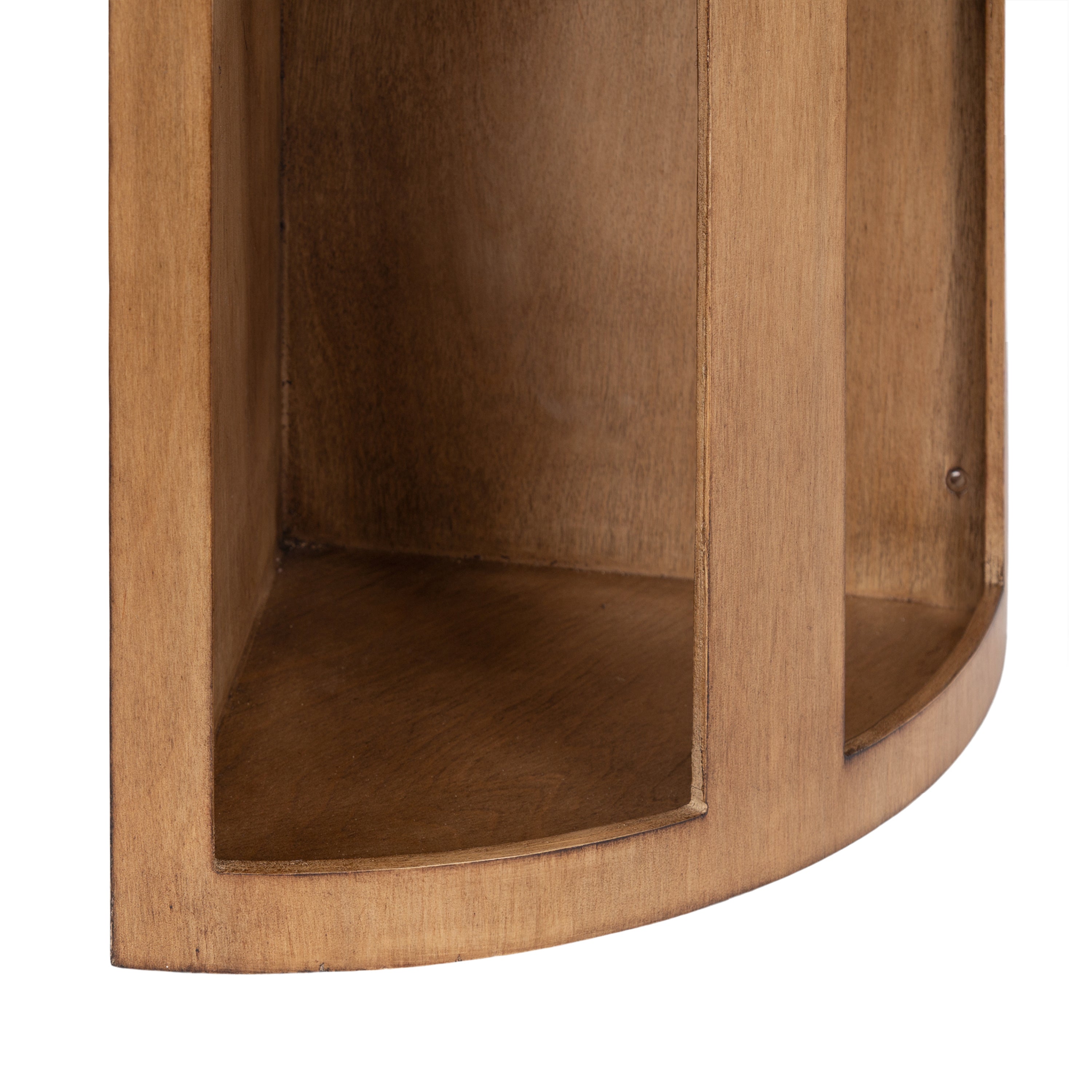 Accent Shelf 16x11x24 Rustic Brown 6