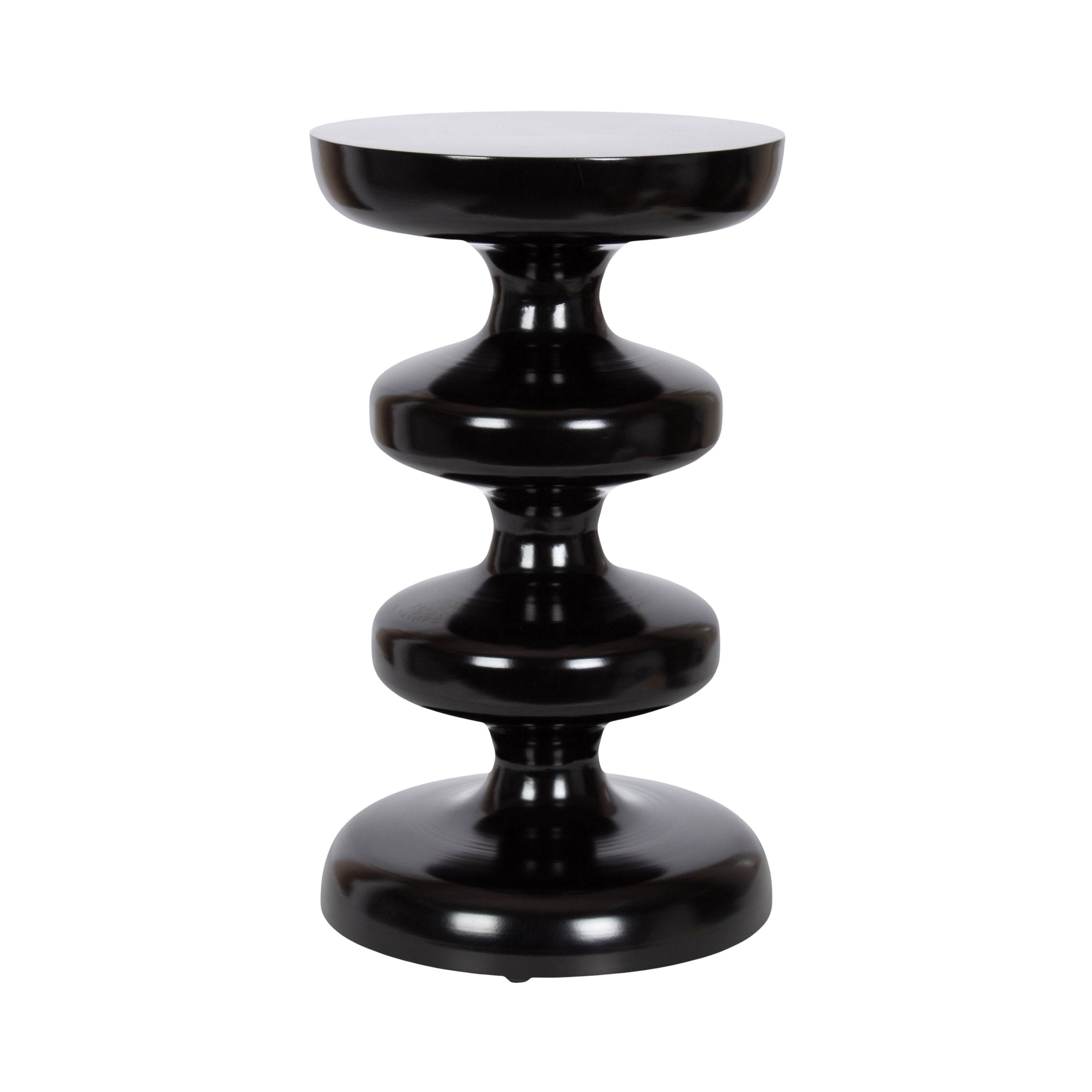 Side Table Black 12x12x21 1