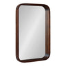 Hutton Wood Framed Radius Rectangle Mirror
