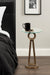 Side Table 12x12x22 Clear Gold 7