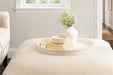 Single Tray Ivory 22" Diameter 6