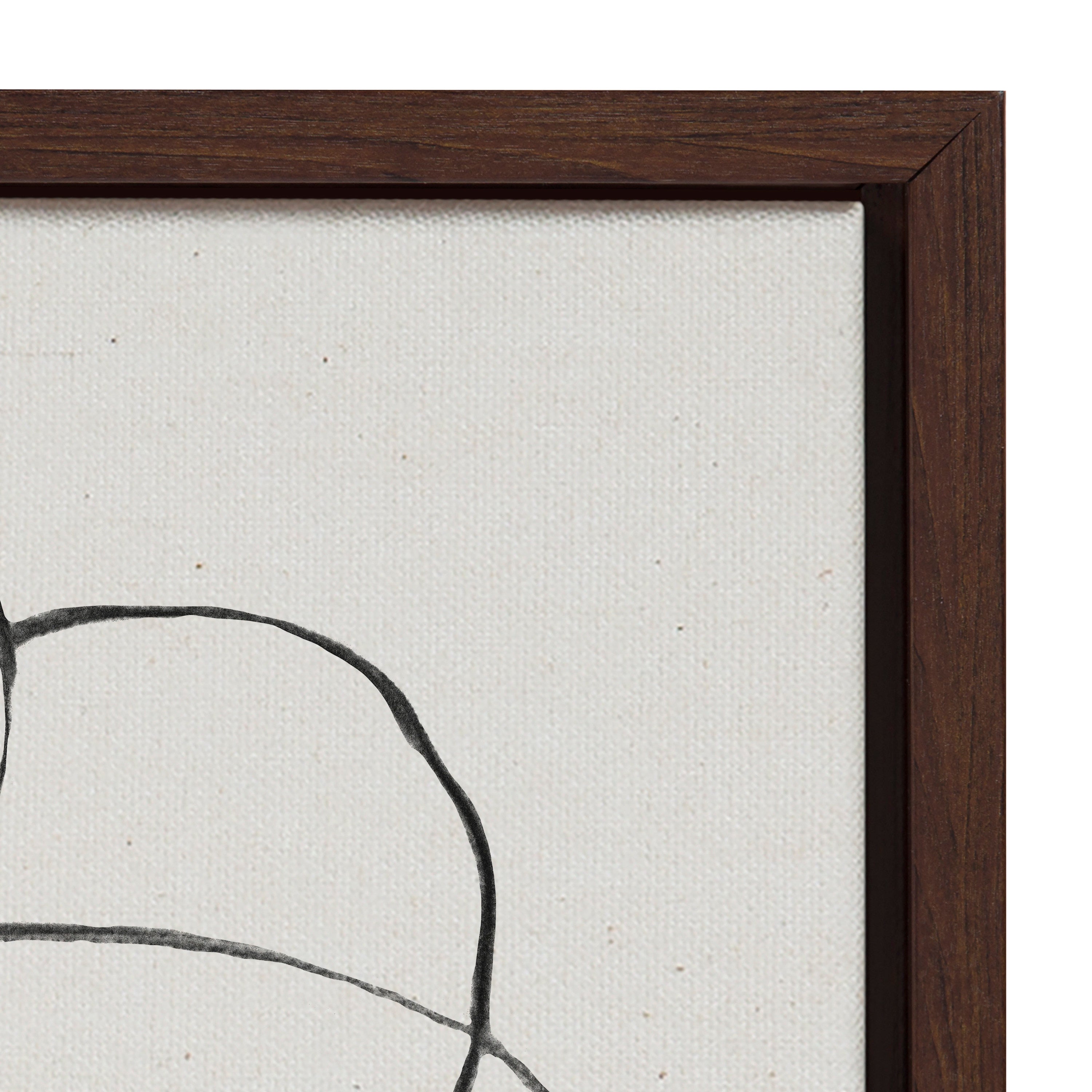 Sylvie Going in Circles Framed Textured Canvas Set by Teju Reval of SnazzyHues