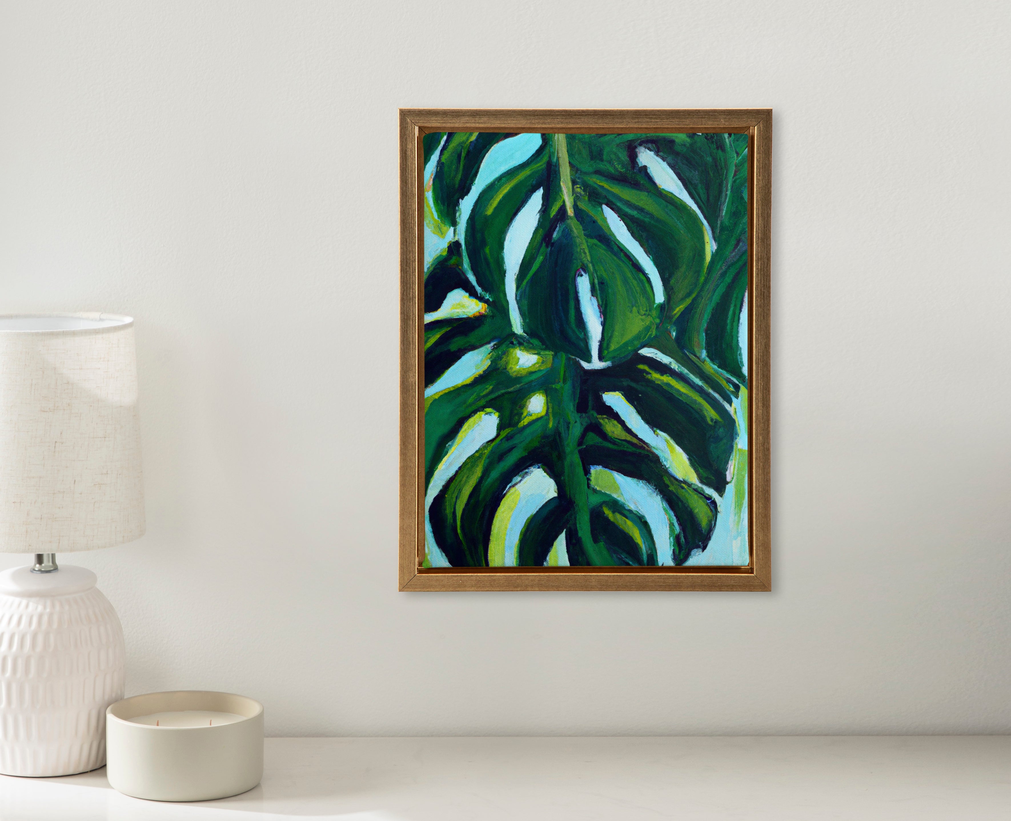 Sylvie Blank Framed Canvas 10x13