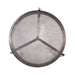 Side Table Gray Silver 13x13x24 4