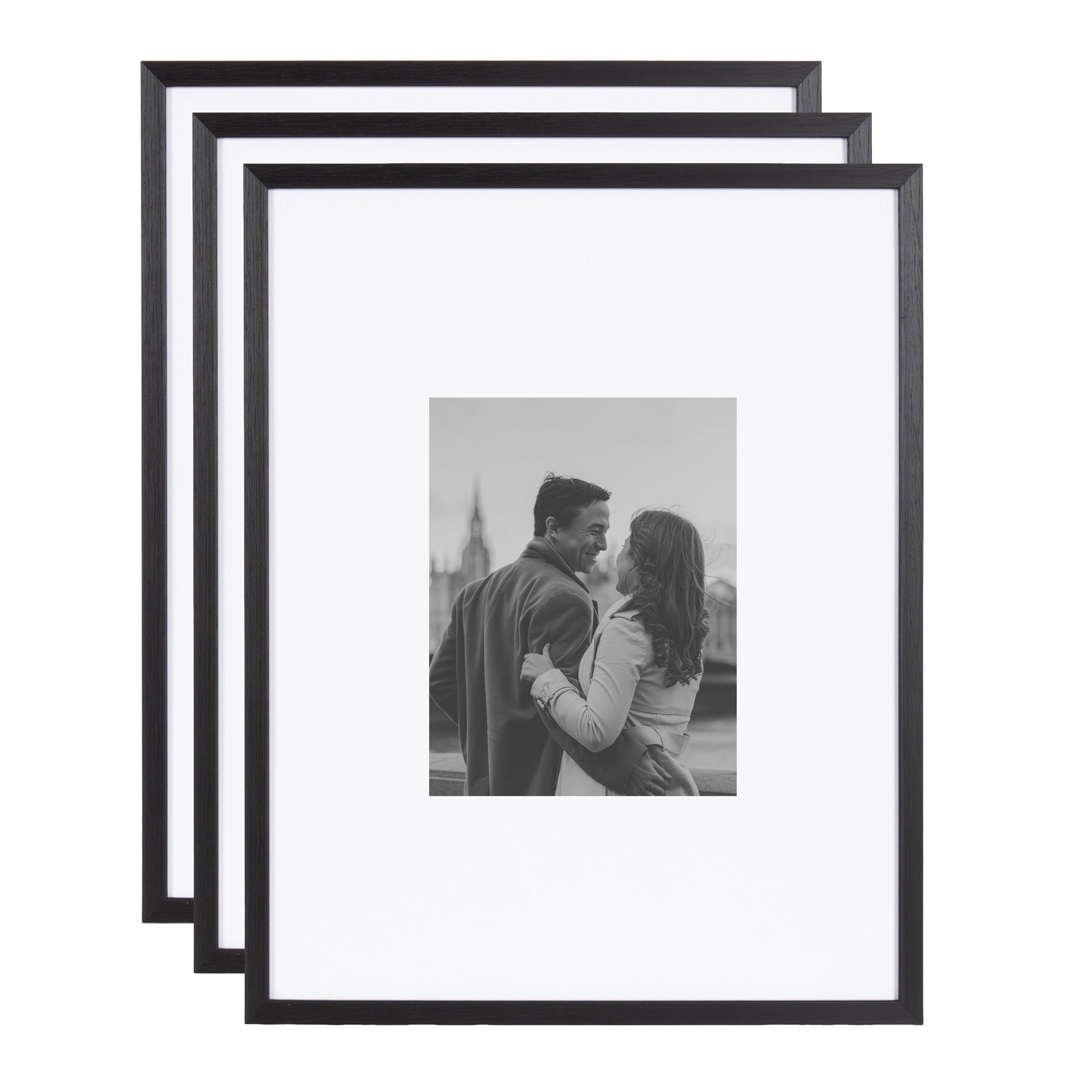 Wall Frame Black 16x20 matted to 8x10 1