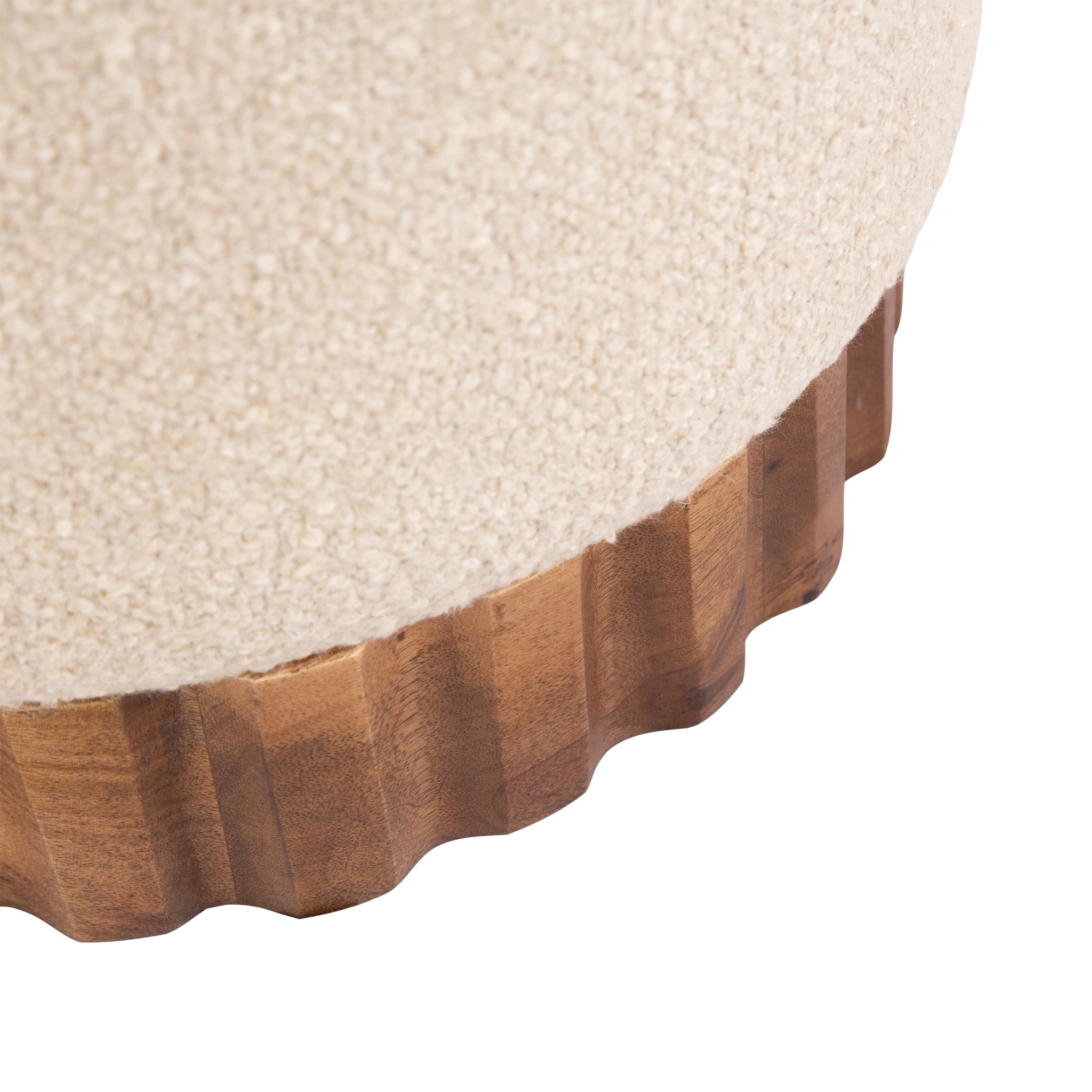 Storage Ottoman 16x16x19 Walnut Brown 3