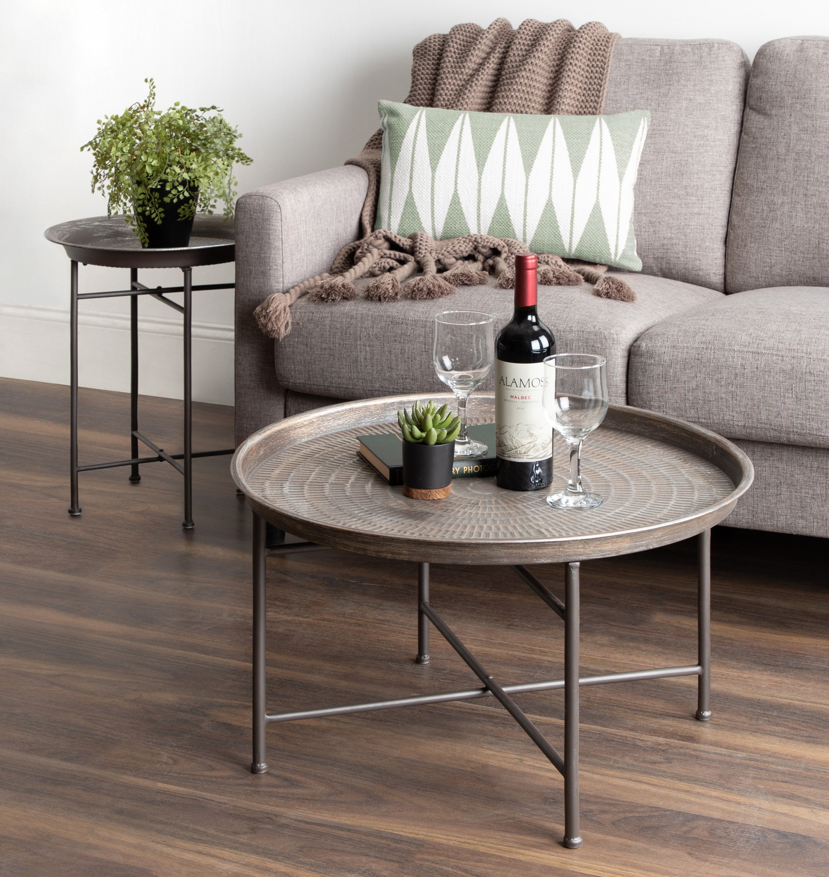 Mahdavi Round Metal Coffee Table