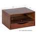 Floating Side Table Dark Brown 12.5x10x7 2