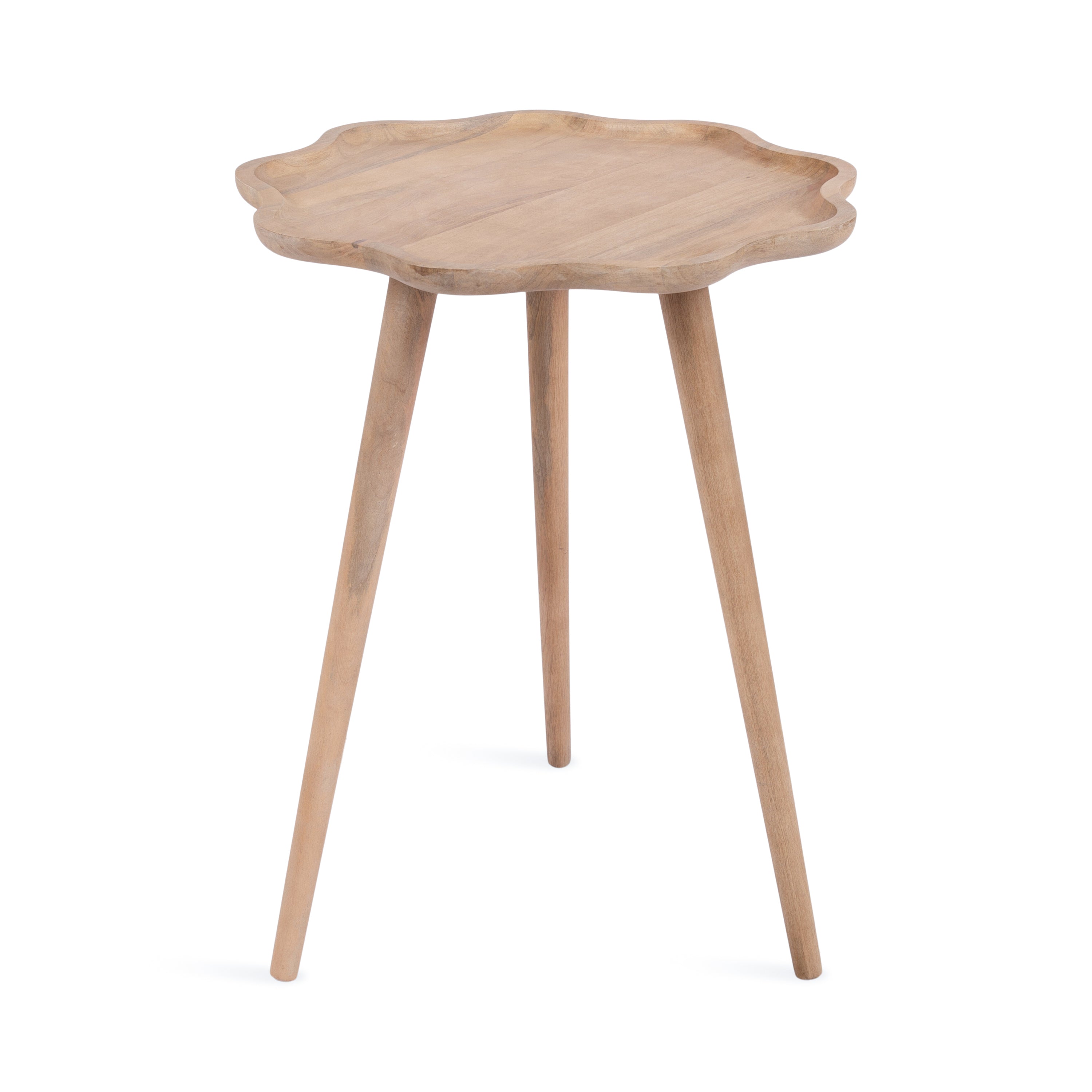 Side Table Natural Beige 19x19x24 5
