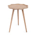 Side Table Natural Beige 19x19x24 5