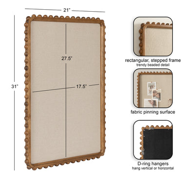 Pinboard Rustic Brown 21x31 2