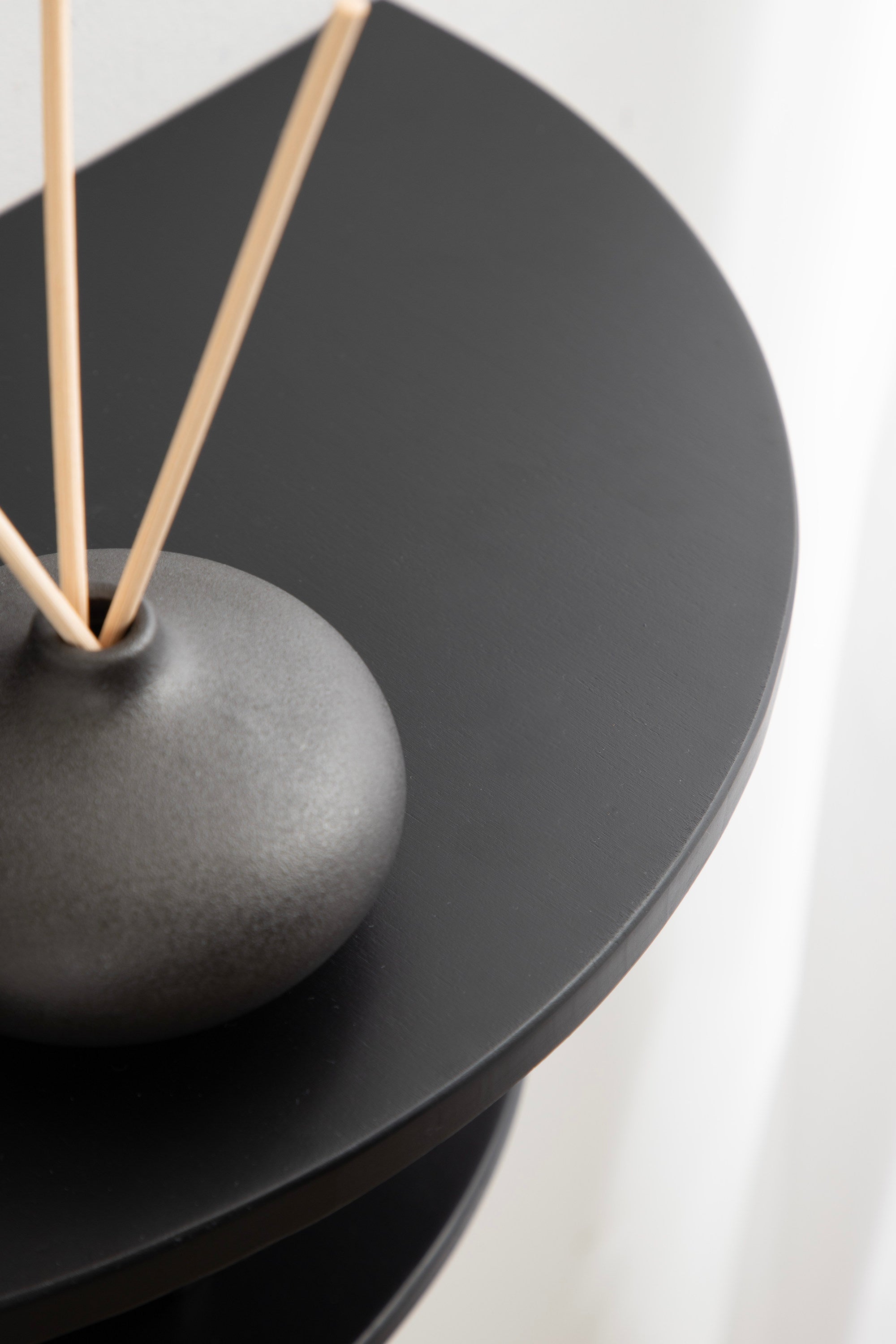 Jalla Wood Floating Side Table