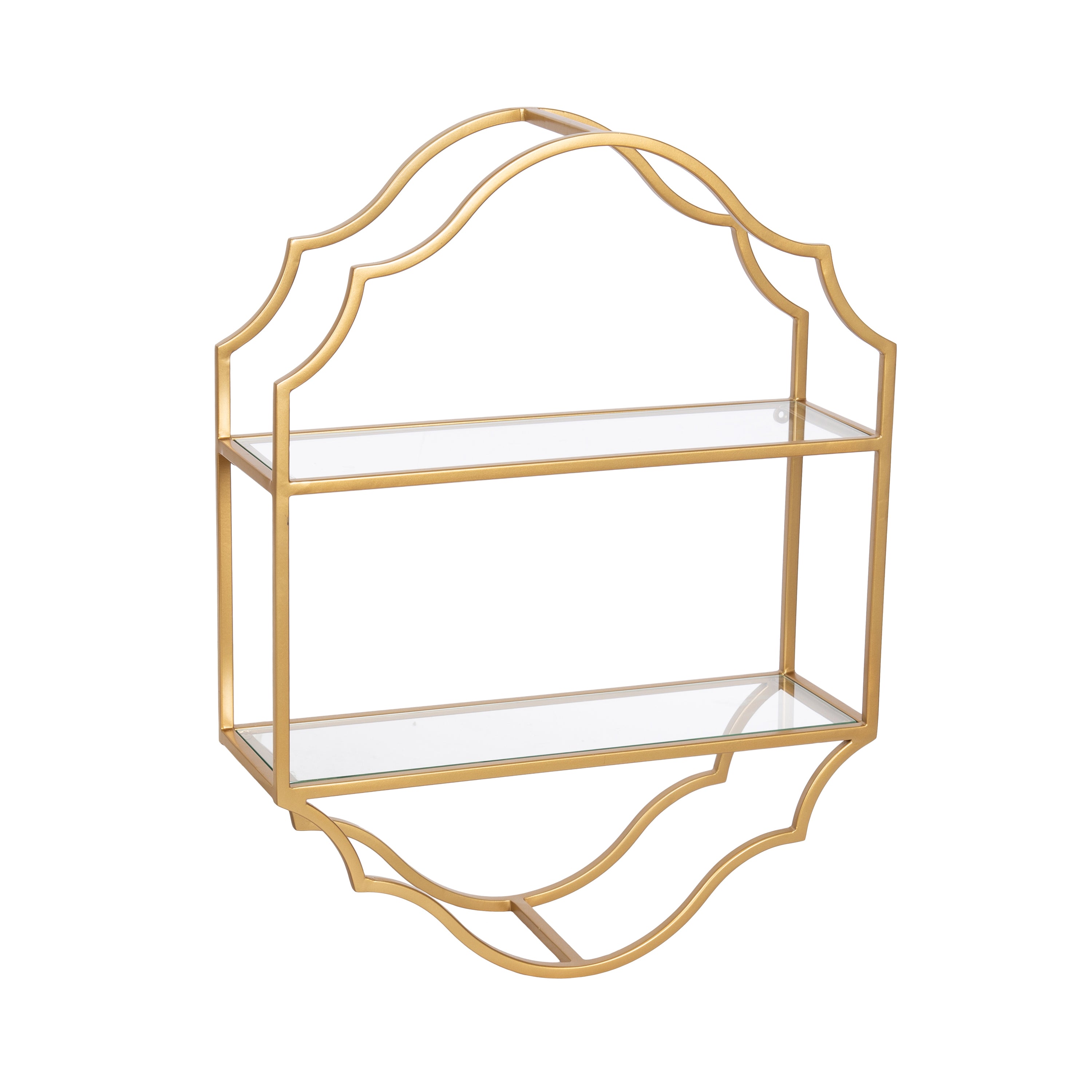 Accent Shelf Gold 18x6x24 1