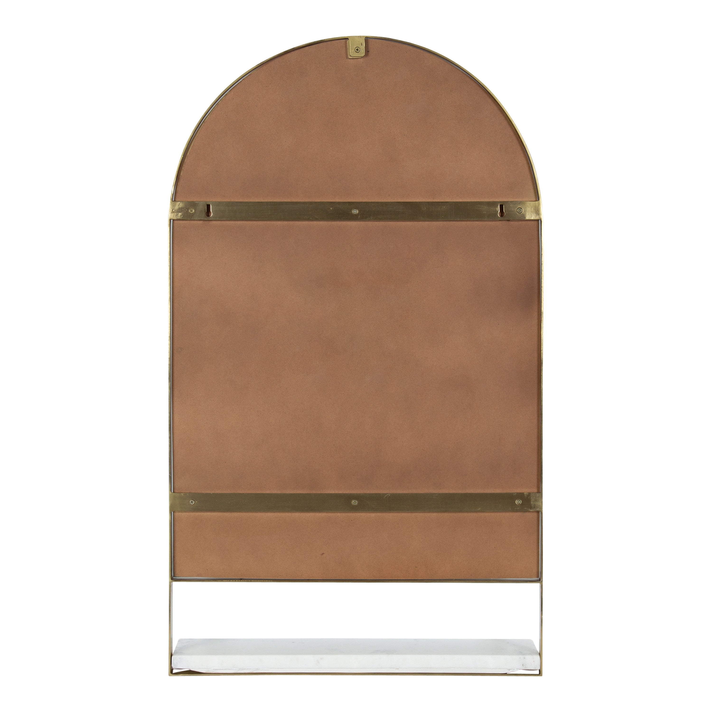 Chadwin Arch Wall Mirror with Shelf