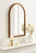 Arch Mirror Gold 20x30 6