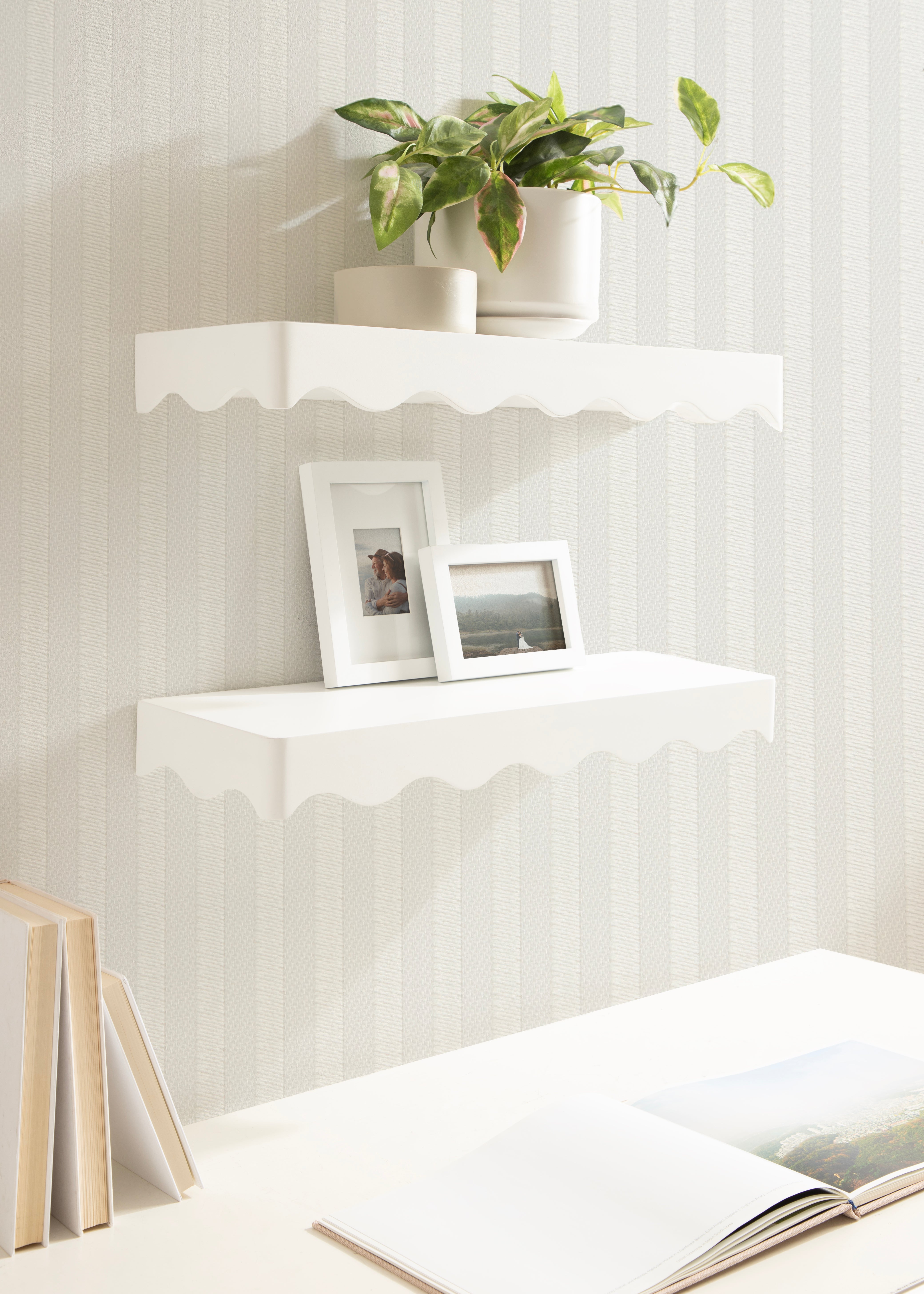 Maida Wood Floating Shelves