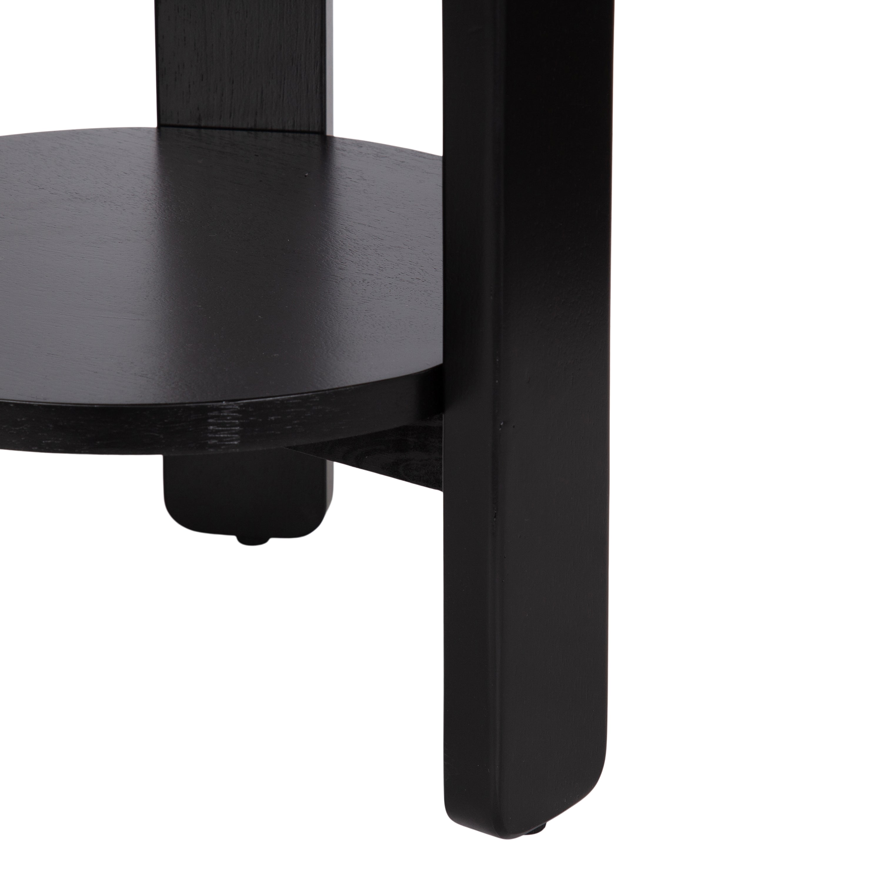 Side Table Black 16x16x23 4