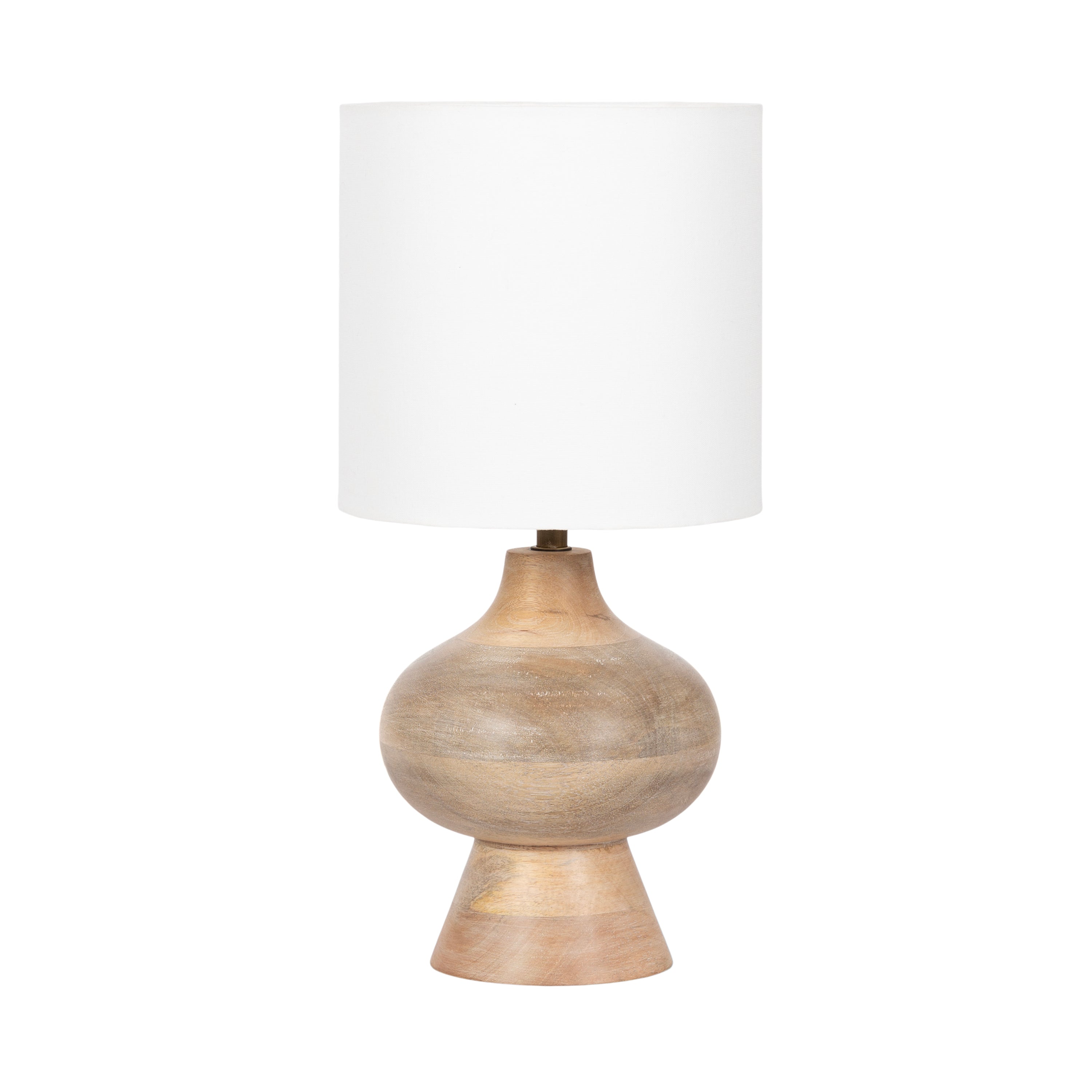 Tabletop Lamp Natural Beige 8x8x17 1