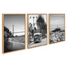 Sylvie San Francisco Black and White Framed Canvas Art Set by Crystal Lynn Collins