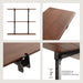 Cabinet Black Walnut Brown 2 Piece Set 4