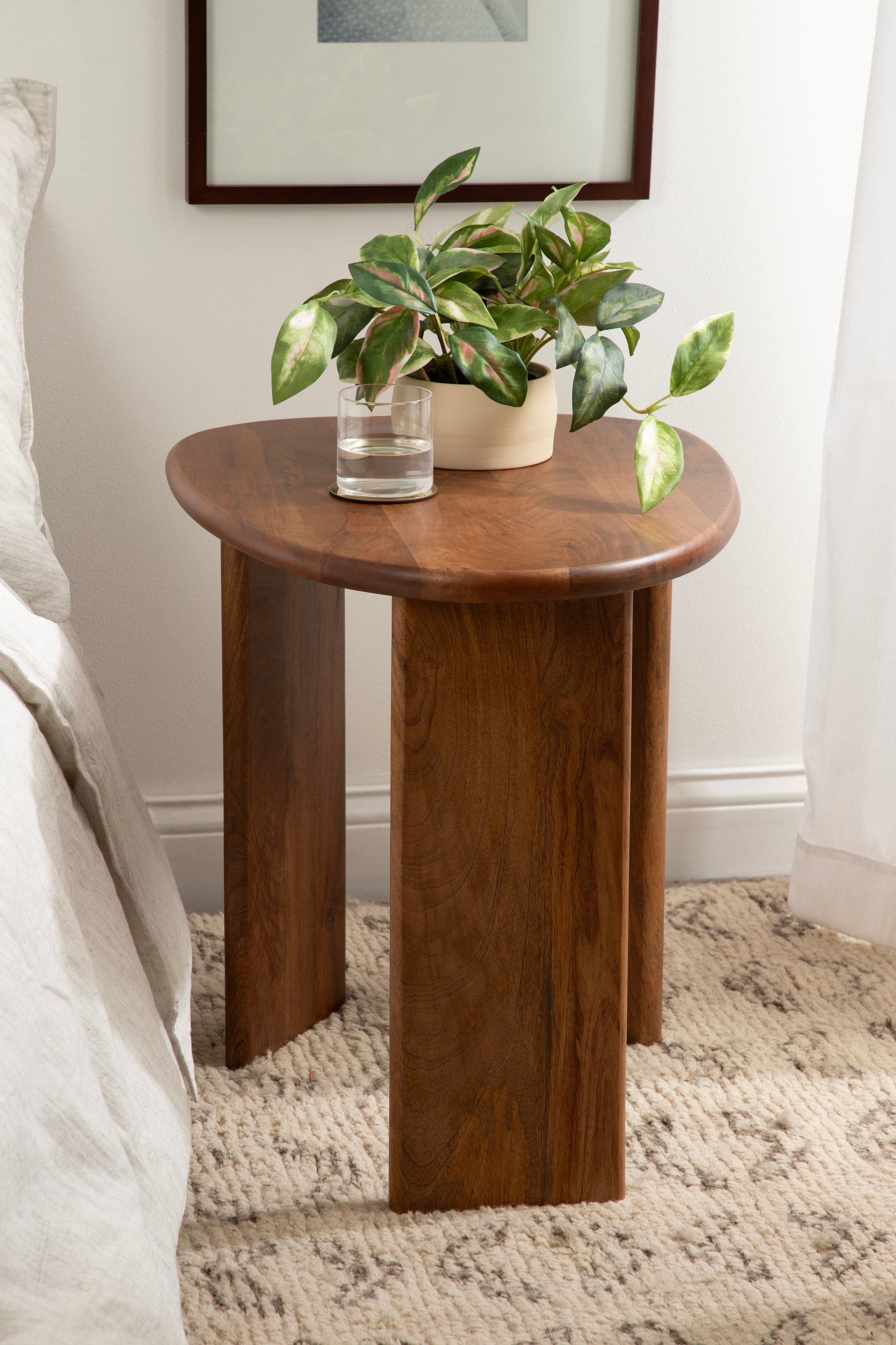 Tortola Wood Side Table