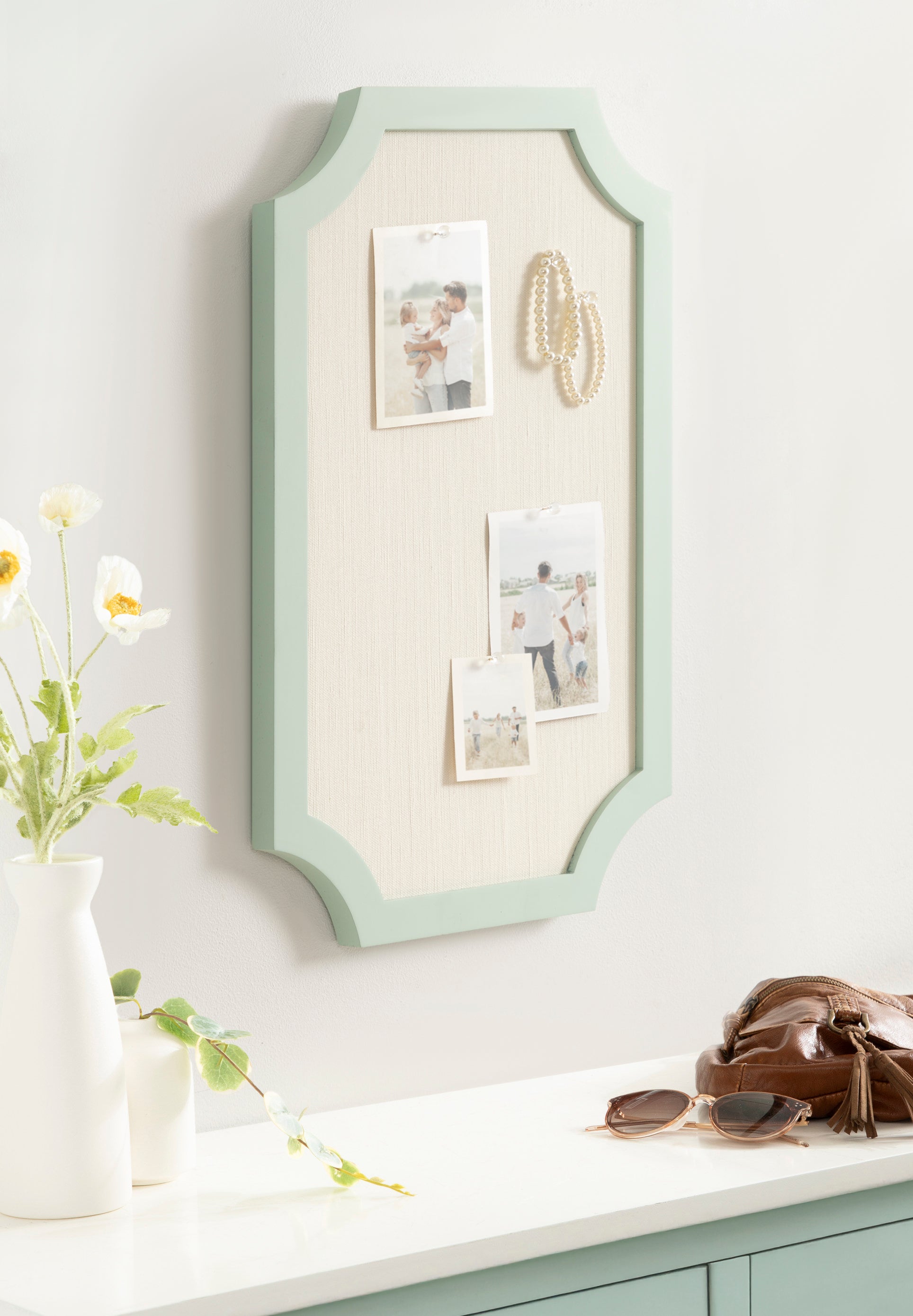 Holbrook Scalloped Rectangle Framed Pinboard