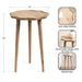 Side Table Natural Beige 15x15x22 2